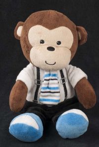 Baby Gear Monkey "All Business" Suit & Tie Plush Lovey